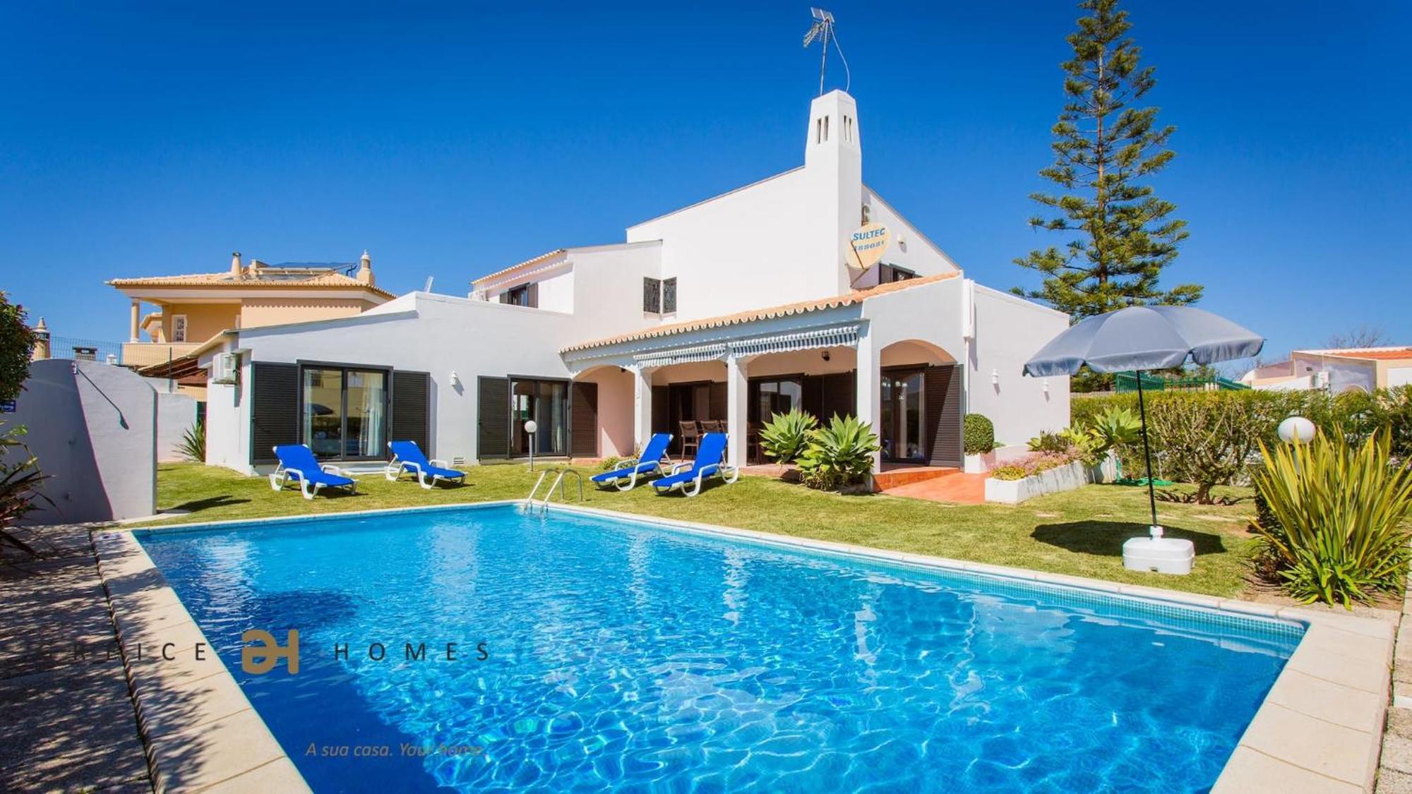 Greice Homes-650 Meters From The Beach, 4 Bedrooms Villa For Holidays In Vilamoura-쿼테이라 외부 사진